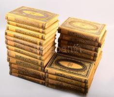 Gárdonyi Géza munkái 27 kötete. Bp., Dante. Kiadói aranyozott egészvászon-kötések, kopott, foltos bo...