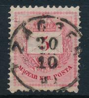 1881 Színesszámú 5kr 11 1/2 : 13 : 11 1/2 : 13 1/2 fogazással