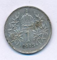 Ausztria 1915. 1K Ag "Ferenc József" T:AU,XF Austria 1915. 1 Corona Ag "Franz Joseph" C:AU,XF Krause KM#2820