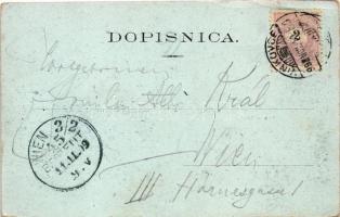 1899 Újgradiska, Novagradiska, Nova Gradiska; Crkva Sv. Terezije, Osiecka ulica / Szent Teréz templo...