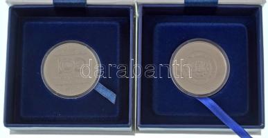 2022. "Sustainable Growth and Cooperation (Fenntartható növekedés és együttműködés) / Budapest Eurasia Forum 2022" kétoldalas Cu-Ni emlékérem kapszulában, tanúsítvánnyal, eredeti "MNB" dísztokban. (42,5mm) + 2024. "100 years for Hungary's Prosperity (100 év Magyarország Prosperitásáért) / Budapest Eurasia Forum 2024 - Keywords of success: talent, knowledge, technology and capital (A siker kulcsszavai: tehetség, tudás, technológia és tőke)" kétoldalas Cu-Ni emlékérem kapszulában, tanúsítvánnyal, eredeti "MNB" dísztokban. (42,5mm) T:PP