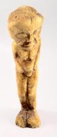 Afrikai csont faragás, kopással, m: 33 cm