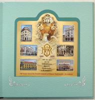 Románia 2020. "A Román Nemzeti Bank 140 évvel alapítása után" (filatéliai emlékalbum karto...