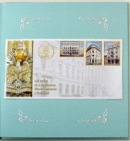 Románia 2020. "A Román Nemzeti Bank 140 évvel alapítása után" (filatéliai emlékalbum karto...