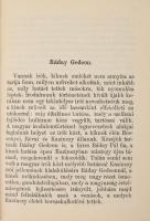 Gróf Ráday Gedeon összes művei. Összegyűjtötte s bevezette: Váczy János. Bp., 1892, Franklin, 186+4 ...
