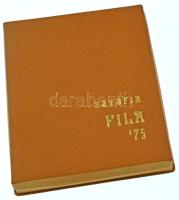 Képíró Zoltán (1944-1981) 1975. "Savaria Fila 75' " egyoldalas bronz emlékplakett az ...