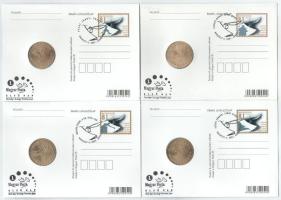 2001. 200Ft "Arany János: Toldi" + 2001. 200Ft "Fazekas Mihály: Lúdas Matyi" + 2...