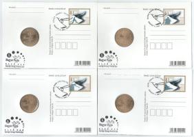 2001. 200Ft "Arany János: Toldi" + 2001. 200Ft "Fazekas Mihály: Lúdas Matyi" + 2...