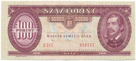 1992. 100Ft "B 517 050737" T:F szép papír Adamo F38