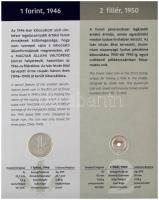 2021. "75 éves a forint" ikonikus forgalmi sor, benne 2021. 5Ft Cu-Ni-Zn "75 éves a F...