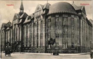 Budapest XIII. Népszálló (angyalföldi képzett gyári munkásoknak épült) az Aréna úton (ma Dózsa György út 152.) Neumann M. kiadása (EK)