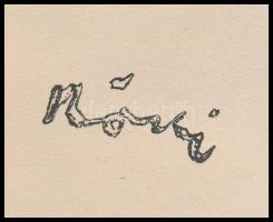 Rippl-Rónai József (1861-1927): Akt. Cinkográfia, papír, jelzett a cinkográfián, paszpartuban, 24×16...