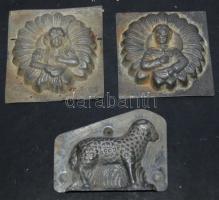 XX. sz eleje 3 db klf csokoládéforma / chocholate-shapes