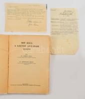 Lőrincz Béla: Mit kell a leendő anyának tudni. Temesváry Rezső előszavával. Bp.,[1926.] ,Singer és W...