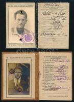 1925 Újpest, fényképes igazolvány, lakhatási bizonylat a külföldi családtaja számára + 1939 Fényképes igazolvány lakhatási engedély