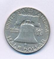 Amerikai Egyesült Államok 1953D 1/2$ Ag "Franklin" T:VF
USA 1953D 1/2 Dollar Ag "Fra...