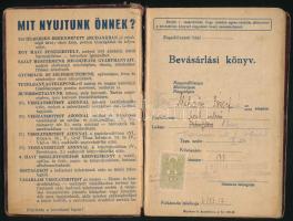 1934 Bevásárlási Könyv - Köztisztviselők Fogyasztási Szövetkezete