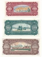 Jugoszlávia 1963. 100D + 500D + 1000D T:AU
Yugoslavia 1963. 100 Dinara + 500 Dinara + 1000 Dinara C...