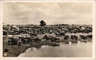 Hortobágy, hortobágyi vásár, piac, magyar folklór (fl)