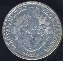 1929. 2P Ag "Madonna" T:3 kis ph