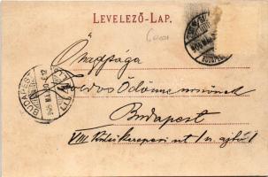 1905 Pöstyén, Piestany; Régi fürdők. Kohn Bernát kiadása / Alte Bäder / old baths, spa