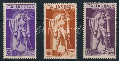 1930 400 éve halt meg F. Ferrucci légiposta értékek Mi 342-344