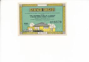 1968. "MÚOSZ (Magyar Újságírók Országos Szövetsége) - Szerencse-Sorsjegy" sorszámozott sorsjegy 4Ft értékben, XXII. sorozat T:AU