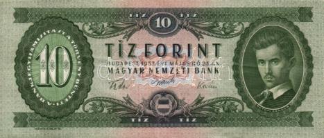 1957. 10Ft (2x) T:II