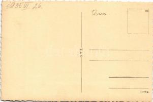 1935 Késmárk, Kezmarok; Stary a novy ev. Kostol / Alte und neue ev. Kirche / A régi és az új evangél...