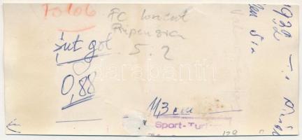 1932 F.C. LORIENT - RIPENSIA Temesvár 2:5, labdarúgó mérkőzés, focisták, csoportkép / LORIENT FC - R...