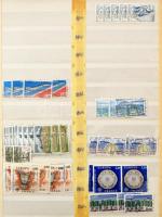 Franciaország 1975-1995 Előrendező 14 lapos, nagyalakú Schaubek berakóban (Mi EUR 544.-)