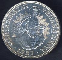 1937. 2P Ag "Madonna" T:2 apró ph.
