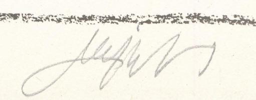 Megyik János (1938-): Konstrukció (cím nélkül). Szitanyomat, papír. Jelzett. Számozott: 35/100. Az 1...