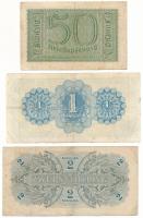 Német Harmadik Birodalom DN(1940-1945) 50pf + Ausztria / Szövetséges megszállás 1944. 1Sch + 2Sch T:...