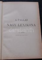 A Pallas Nagy Lexikona. Az összes ismeretek enciklopédiája. VI. kötet, Bp. 1894. Aranyozott kiadói félbőr kötésben