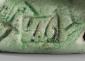 Számozott porcelán bárány, 8x7 cm