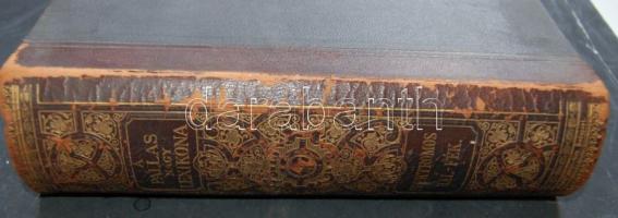 A Pallas Nagy Lexikona. Az összes ismeretek enciklopédiája. VI. kötet, Bp. 1894. Aranyozott kiadói f...