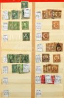 USA előrendező Mi 207-310 bélyegekből, típusok szerint feldolgozva, kevés használatlannal, 10 lapos,...