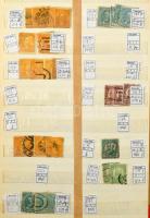 USA előrendező Mi 207-310 bélyegekből, típusok szerint feldolgozva, kevés használatlannal, 10 lapos,...