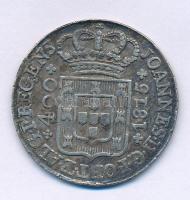 Portugália 1815. Cruzado Novo Ag "János" (13,79g) T:XF,VF patina Portugal 1815. Cruzado Novo Ag "Joao" (13,79g) C:XF,VF patina Krause KM#331