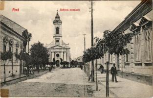 Arad, református templom / Calvinist church (ragasztónyomok / glue marks)