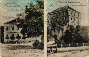1912 Zsarnóca, Zarnovica; M. kir. Erdőhivatal, Erdőrendezőség. Weihherz Izidor kiadása / forestry office, directorate (fl)