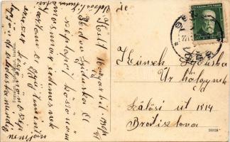 1930 Magyarbél, Maďarsky Biel, Veľky Biel; Csáky kastély. Fogyasztási Szövetkezet kiadása / castle (...