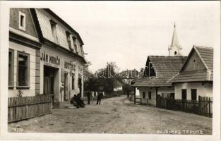 Szentiván, Liptovsky Ján; Sv. Jánske Teplice, Ján Mrnco Hostinec / utcakép, étterem / street view, restaurant. photo