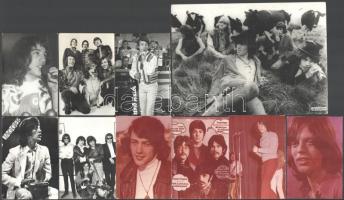 Vegyes, zenekarokat ábrázoló fotó tétel, 20 db, 6,5×9,5 és 13×18 cm