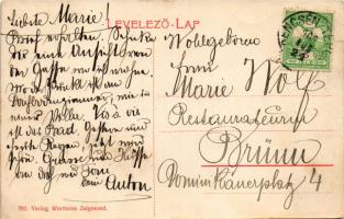 Trencsénteplic-fürdő, Kúpele Trencianske Teplice; Bossányi és Poniatovszky utca, könyvnyomda. Werthe...