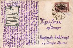 1923 Petőfi Centenárium: Alku. Bodócs L. Írók gondolatainak reprodukálására mintaszabad.: 33838/922 ...