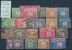 Nagy-Britannia 1914-1938 Összeállítás Mi 1-38 stecklapon (Mi EUR min. 130.-)