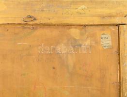 Wiegand, Gustave Adolph (1870-1957): Vízparti táj. Olaj, karton, jelezve balra lent. Hátoldalán 1920...