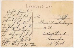 Mercyfalva, Merczyfalva, Merczifalva, Carani, Mertisoara; Strassen-Ansicht, Postamt, Kirche mit Schu...